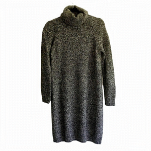 HOBBS London Cotton Turtleneck Midi Sweater Dress 6